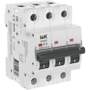Автоматический выключатель ARMAT M10N 3P K 5А AR-M10N-3-K005