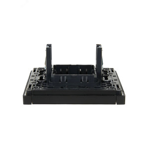 FORTE&PIANO Заглушка с суппортом FP141 черный IEK FP-PL10-K02