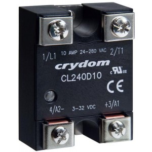 CL240D10, Твердотельные реле - Промышленного монтажа PM IP00 SSR 280VAC/ 10A 3-32VDC ZC