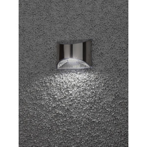 Подсветка фасадная ERAFS024-38 Хром 4LED 7лм солнечная батарея Б0044251