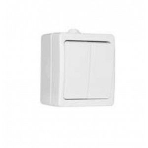 Выключатель 2-кл. ОП Аллегро 10А IP54 бел. 5563491