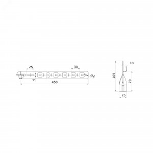 Универсальная установочная коробка для заливки в бетон, 90х71x74мм 59392U