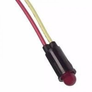 5100H1LC, Светодиодные панельные индикаторы RED DIFFUSED 1/4" MOUNTING HOLE