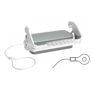 Защитная крышка D10A-MCV-1L/2S, Защитная крышка, типоразмер 10A, без уплотнителя, с одной металлической защелкой, с удерживающей стропой от утери с кольцевым наконечником, материал корпуса: алюминиевый сплав