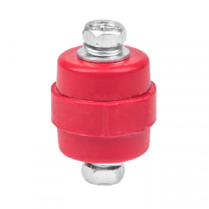 Изолятор силовой, SM-45, 200207, Изолятор силовой, в болтом M10, цвет красный