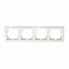 DERIY Рамка х4 гориз. белый 702-0200-149