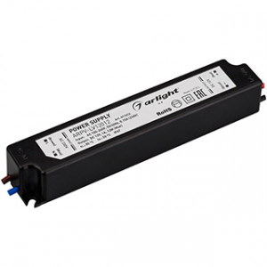 Блок питания ARPV-LV12012 (12V, 1.0A, 12W) 011012, Источник напряжения с гальванической развязкой для светодиодных изделий. Входное напряжение 100-240 VAC. Выходные параметры: 12 В, 1 А, 12 Вт. Встроенный PFC >0,5. Герметичный пластиковый корпус IP 67. Рабочая температура -20…+50C?. Габаритные размеры дли