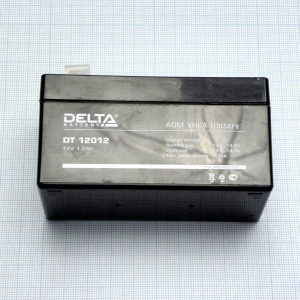 DT 12012, Аккумулятор свинцово-кислотный, размер 97*44*59
