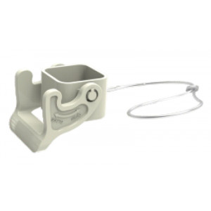 Защитная крышка D3A-CV-1L/1M, Защитная крышка для вилочной вставки, типоразмер 3A, без уплотнителя, с одной пластиковой защелкой, с удерживающей стропой от утери, материал корпуса: пластик