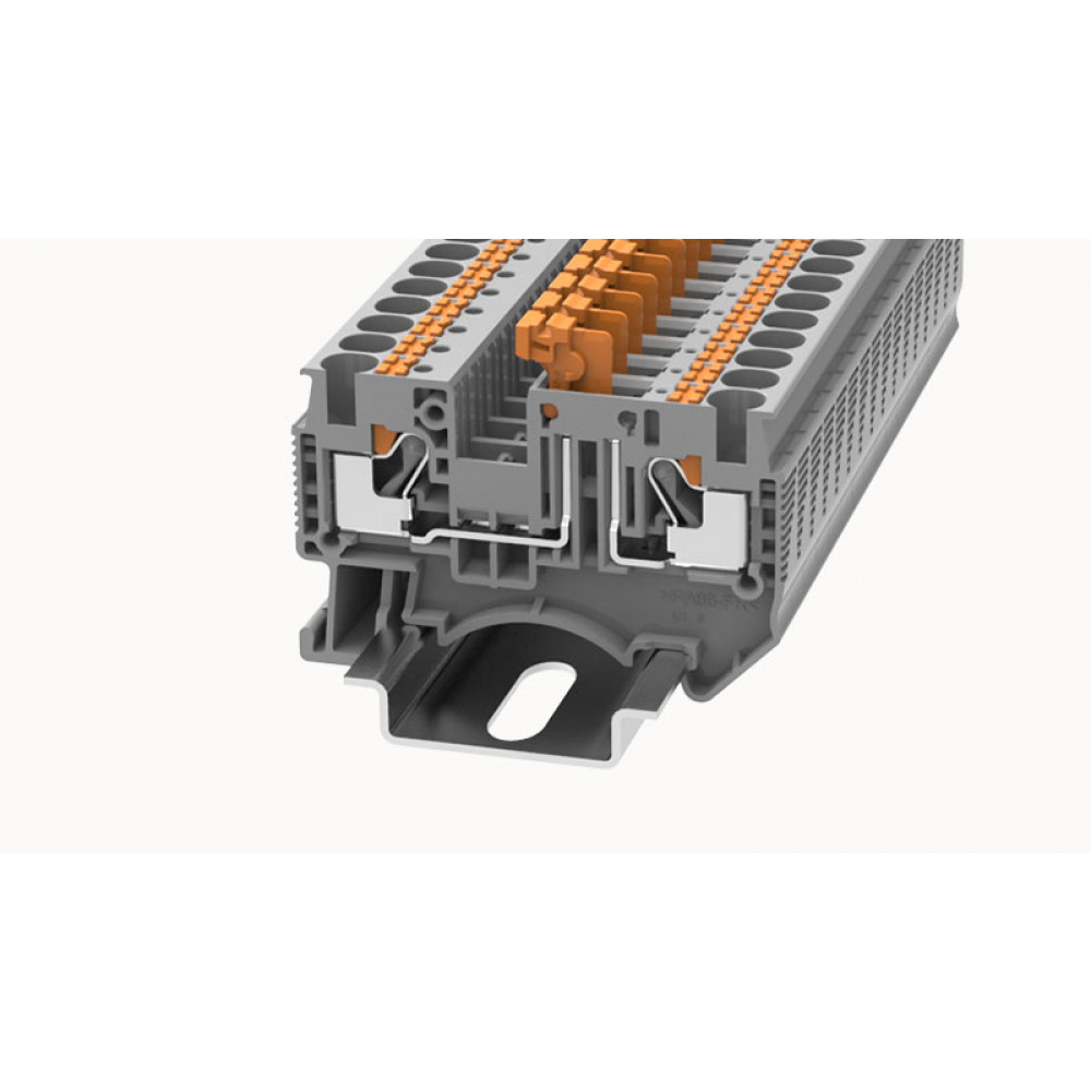 Изображение товара Клемма с размыкателем DS4-MT-01P-11-00Z(H) для DIN35 4 мм кв. 20A серый