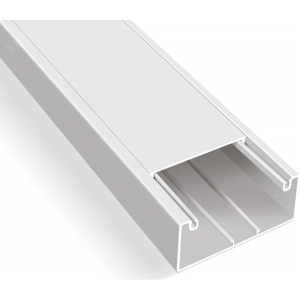 Кабель-канал 100х40 L2000 пластик бел. РКК-100х40