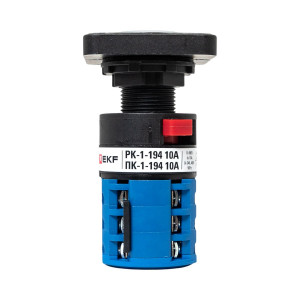 Переключатель кулачковый ПК-1-194 10А 4P с ключом для амперметра EKF PROxima