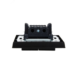 Выключатель 2-кл. СП BRITE ВСР10-2-0-БрЧ 10А в сборе черн. BR-V20-0-10-K02-F