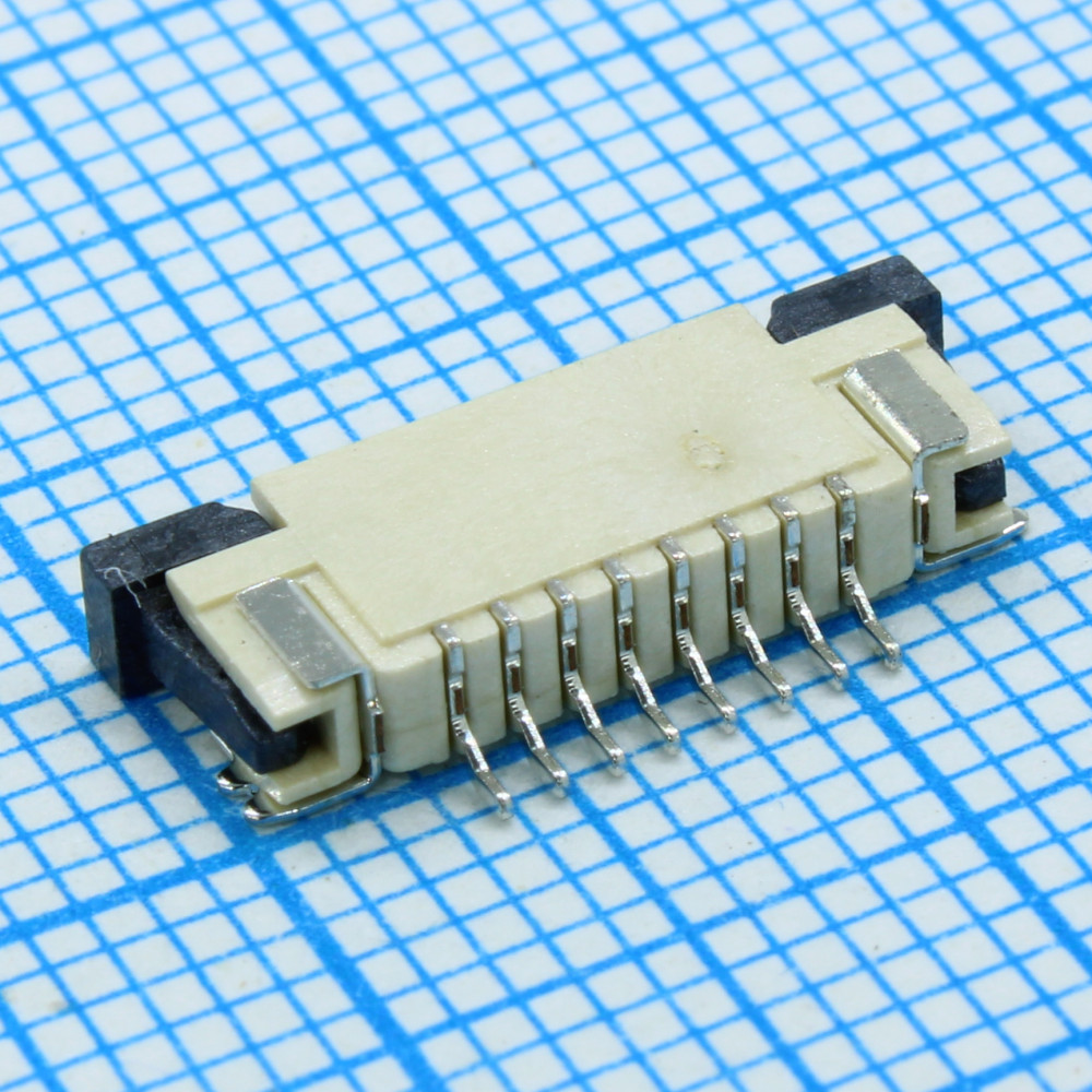 Изображение товара Розетка FPC угловая на плату L-KLS1-1240D-2.5-08-T-U-R, автоматическая монтажная упаковка