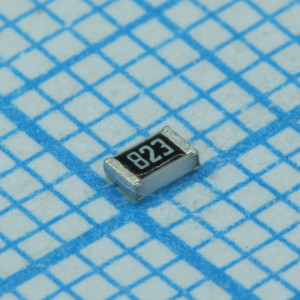 ERA6AEB823V, Резистор тонкопленочный 0805 82кОм ±0.1% 0.125Вт(1/8Вт) ±25ppm/°C для поверхностного монтажа автомобильного применения лента на катушке