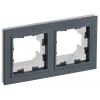 BRITE Рамка 2-мест. IP44 РУ-2-БрГ-44 граф. BR-M22-44-K53