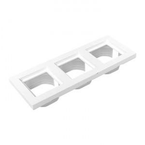 3 - местная рамка, IP44, белая, пластик Эпика EKF UP1-FPW-03-44