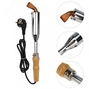 Паяльник ПД 300 Вт, 230 В, деревянная ручка, керам.нагреватель