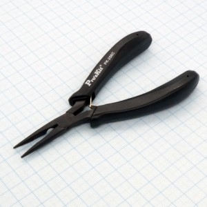 1PK-256C, Длинногубцы прямые (135мм, пружина)