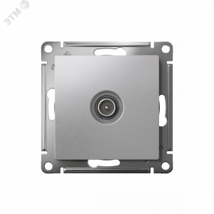 Розетка телевизионная TV AtlasDesign коннектор механизм алюм. SE ATN000393