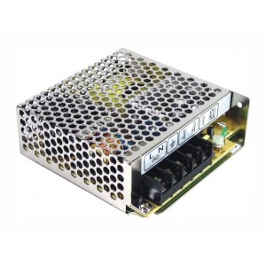 RID-50A, AC-DC, 54Вт, вход 88…264В AC, 47…63Гц /125…373В DC, выход1: 5В/6A, выход2:12В/3A, изоляция 3000В AC, в кожухе 99х97х35мм, -20…+70°С