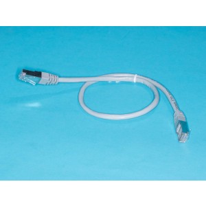 SC04-8P8C0.5, Патч-корд кат.5е, 0,5м, экранированный, серый