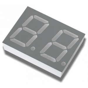 HDSP-521A, Светодиодные дисплеи и аксессуары Red 643nm 0.56in 7 Segment