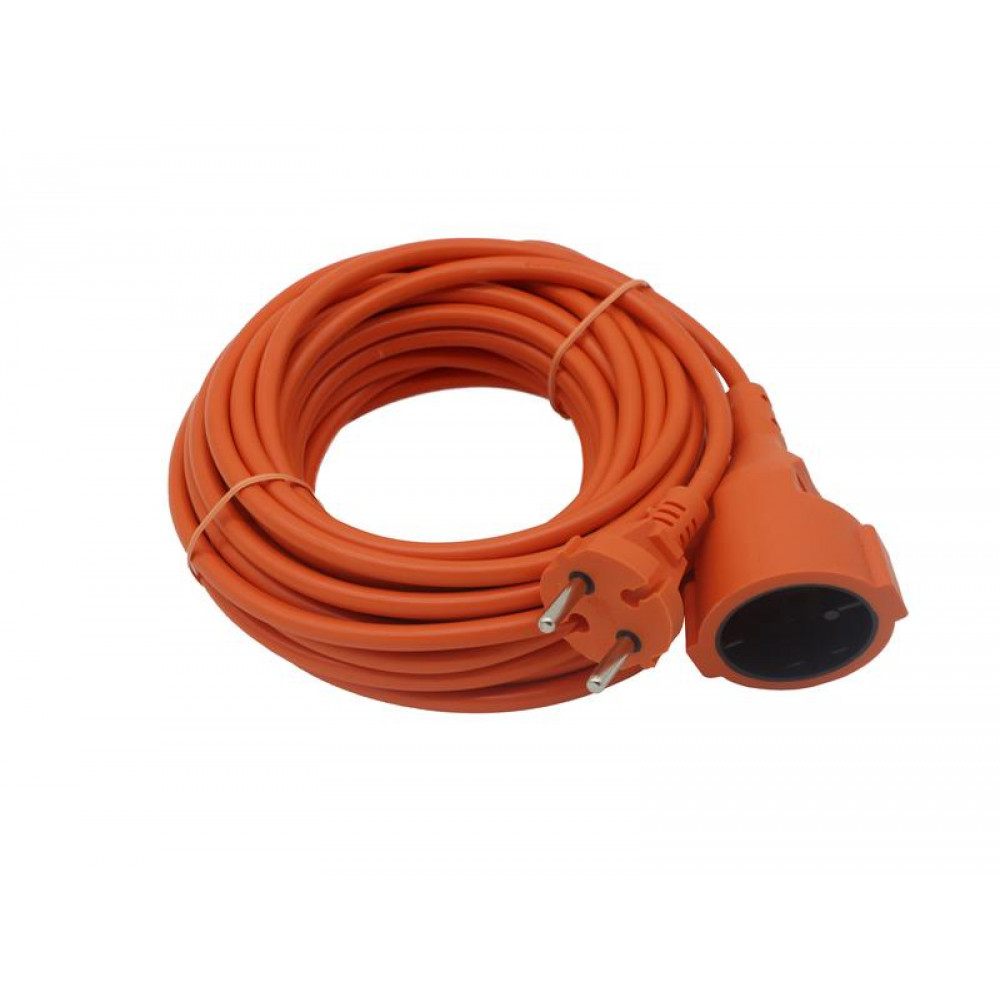 Изображение товара Удлинитель-шнур 1х10м без заземления 6А IP20 2х0.75 TKE-SS10-075