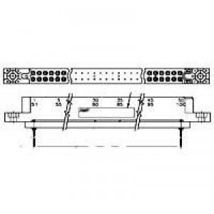 2-583584-4, Межплатные и промежуточные соединители BOX RECP 30 POS STAG