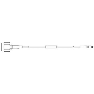 70W-08S1-W1K1-00203, Соединения РЧ-кабелей RF Cable Assembly 1.85mm(m)/ WSMP(f) 8" RTK-Flex 047