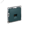 Розетка компьютерная AtlasDesign RJ45 кат.5E механизм изумруд SE ATN000883