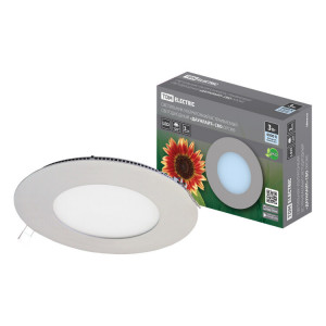 Светильник ультратонкий встраиваемый светодиодный "Даунлайт" СВО (хром) 3 Вт 4000К SQ0329-0105