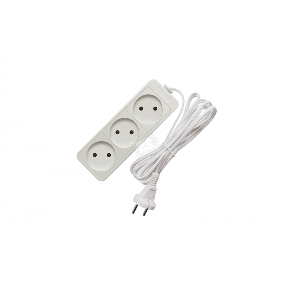 Изображение товара Удлинитель бытовой ТМ Союз 1300 Вт 3 гнезда ШВВП 5м 481S-0305