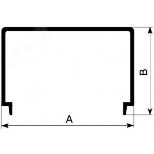 Крышка 120х60 мм (короба для кондиционеров) AIR00120