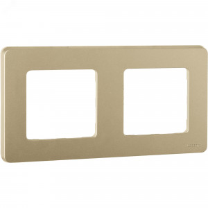 Рамка 2-м Inspiria шампань Leg 673948