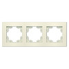 Рамка 3-м Афина универс. сл. кость (ivory) A0045-I
