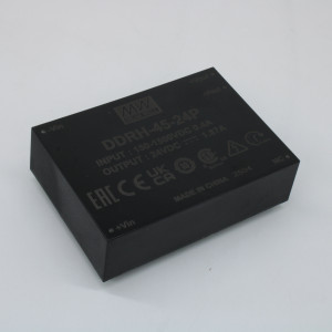 DDRH-45-24P, Преобразователь DC/DC 45Вт вход 150...1500 В,выход 24 В/1.87 А (THT)