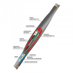 Муфта кабельная соединительная 1кВ СТп(тк) 4х(150-240мм) с болтовыми соединителями 22010012