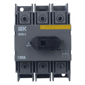 Выключатель-разъединитель модульный ВРМ-2 3P 100А MVR20-3-100