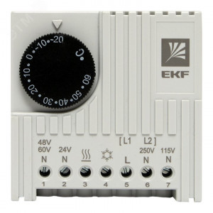 Термостат NO/NC (охлаждение/обогрев) на DIN-рейку 5-10А 230В IP20 PROxima thermo-no-nc-din