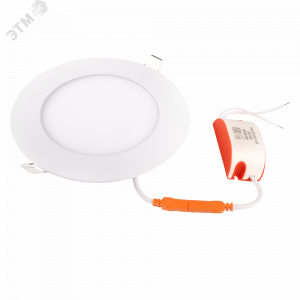 Светильник светодиодный PPL-R WH 6Вт 6500К IP40 d120мм ДВО встраив. ультратонкий кругл. 5008489A