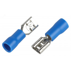 Разъем плоский NO-225-126 РпИм 2-5.0-0.8 изолированный -розетка- (упаковка 50 штук) Б0063366