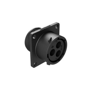 RTS014N3S03, Стандартный цилиндрический соединитель Square Flange RCPT 3 POS SZ 14 Socket