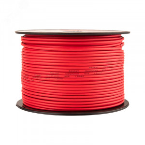 Провод ПГВА 1х1,00мм2, красный, бухта 100м