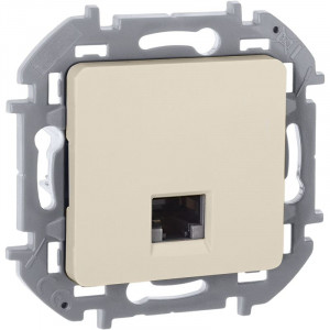 Розетка компьютерная Inspiria RJ45 кат.5E UTP сл. кость Leg 673826