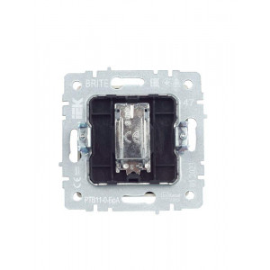 Розетка телевизионная оконечная TV СП Brite РТВ11-0-БрА алюм. BR-A10-O-K47