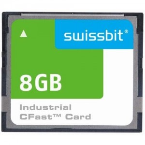 SFCA008GH2AD1TO-I-GS-236-STD, Карты памяти Industrial CFast Card, F-50, 8 GB, MLC Flash, -40 C to +85 C