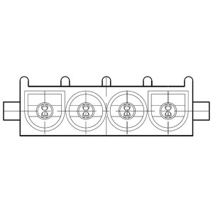009090030116805+, Штыревые и гнездовые соединители 3P Connector Sn-Cu Plated