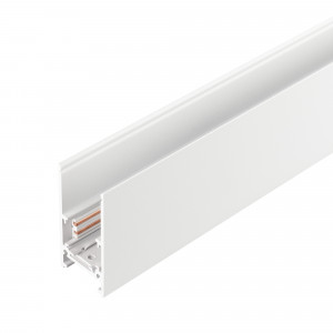 Трек MAG-ORIENT-TRACK-2652-1000 (WH) 035799, Подвесной, накладной магнитный трек, длина 1000мм. DC48V. Материал алюминий, цвет белый. Заглушки в комплект не входят. Размер ДxШxВ: 1000x26.2x52.2мм. Размер (с учетом заглушек) ДxШxВ: 1005x26.2x52.2.Аксессуары для подвесного монтажа в комплект не входят