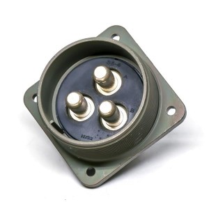 MS3102E36-4PX, Круговой мил / технические характеристики соединителя ER 3C 3#0 PIN RECP BOX